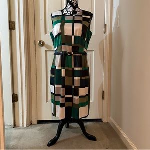 in studio squared multicolor dress size 12 brand new never worn